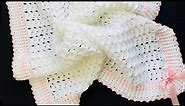 A simply beautiful crochet baby blanket pattern with border My favorite CROCHET PATTERN