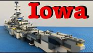 LEGO USS Iowa Speed Build/Time-lapse Build/Tutorial