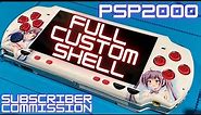Building A Custom PSP 2000 in 2022! Full Shell Replacement + Vinyl Stickers, Channel Commission!