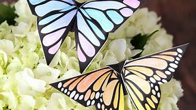 Origami Butterfly Printable Templates