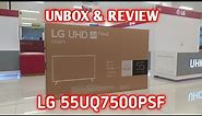 REVIEW LG 55UQ7500 | UHD Smart LG 55 Inch terbaru 2022 | UQ7500PSF