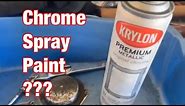 Painting With Krylon Chrome Spray Paint-Vintage Motorcycle Restoration Project: Part 69