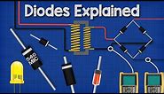 Diodes Explained - The basics how diodes work working principle pn junction