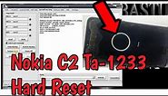 Nokia C2 Ta 1233 Hard Reset NEW PATCH SEPT 2021
