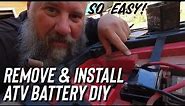 How to Replace ATV Battery Yourself for CHEAP! DIY Repair
