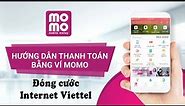Thanh toán cước Internet Viettel qua ví điện tử MoMo (This video is educational)