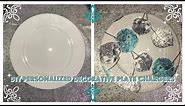 DIY - DECORATIVE PLATE DOLLAR TREE CHARGER