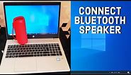 How to Connect Bluetooth Speaker to Laptop