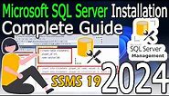 How to Install Microsoft SQL Server on Windows 10/11 [ 2024 Update ] SQL Server Management Studio