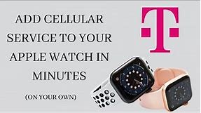 How to set up Cellular service to your Apple Watch with T-MOBILE from your iPhone
