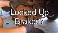 How To Diagnose a Locked Up Brake Caliper and/or Dragging Brakes