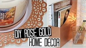 DIY Copper/Rose Gold Decor Ideas