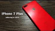 iPhone 7 Plus Red Unboxing in 2023