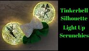 Tinkerbell Silhouette Light Up Minnie Ears Scrunchie