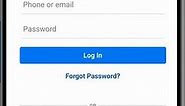 Facebook Login | How To Login To Facebook Via Your Mobile | Youtube Shorts