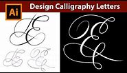 How to Design Vector Calligraphy Letters from a Sketch in Adobe Illustrator
