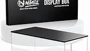 Nifeliz Acrylic Display Box for Scale 1:8 Big Model Cars, Building Toy Car Organizer and Storage, Gifts for Large Car Model Colle ctors (25.2Lx13WX10.4H in)