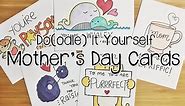 5 Pun-tastic DIY Mother's Day Card Doodles | Doodle with Me