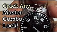 Break open any Master Combo Lock in 8 tries or less!