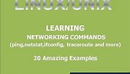 Linux Basic Networking Commands