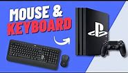 How to use Keyboard and Mouse on Playstation 4 (2024)