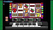 Freeslots Flaming Crates (modern) slot machine bonus mode
