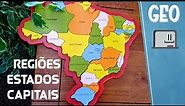 Regiões brasileiras, estados e capitais do Brasil! Lembre de um jeito fácil o mapa do nosso país!