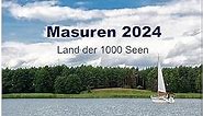 Masuria 2024 - Land of 1000 Lakes (Wall Calendar 2024 DIN A3 Landscape), CALVENDO 12 Month Wall Calendar