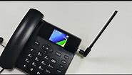 Teléfono inalámbrico fijo GSM FWP, modelo ECG-910 de tarjeta dual SIM adecuado para el hogar/negocio