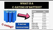 What Is C Rating ?| Lithium Ion Battery & Lipo Battery | Basic calculations Explain in detail.