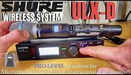 Shure ULX-D - PRO LEVEL Wireless System - Demo/Overview/Setup/Guide