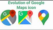 Evolution of Google Maps Icon | Google Maps New icon | Google Maps 2020