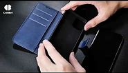 663 Casebus Magnetic Closure Wallet Phone Case Card Holder, Full Body, Shockproof Kickstand Foli