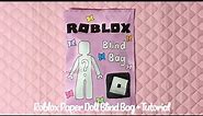 🖤paper diy🖤 ROBLOX paper doll blind bag | tutorial | ASMR | applefrog