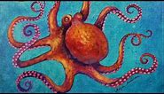 Octopus Acrylic Painting LIVE Instruction
