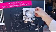 How to wire a Tork electric timer