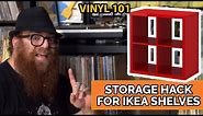 Vinyl Record Storage Hack For Ikea Expedit & Kallax Shelves | Vinyl 101