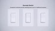 Lutron Sunnata Touch Dimmer Switch, for LED and Incandescent Bulbs, 150-Watt LED/3 Way or Multi Location, White (STCL-153MR-WH) STCL-153MR-WH