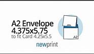 A2 Envelope with Fit Card | Newprint