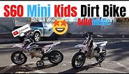 Vitacci S60 60cc Dirt Bike with Training Wheels Review In Blue And Black