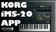 KORG iMS-20 Tutorial & Review for iPad