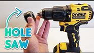 How To Attach A Hole Saw To A Drill
