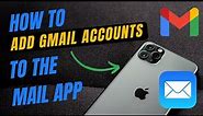 Add Gmail to your iPhone Mail App | iOS mail + Gmail Tutorial