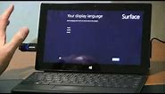 Surface Pro Restore from USB recovery drive