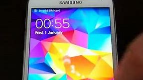 How to unlock Samsung galaxy S5 ? Unlocking Samsung Galaxy S5