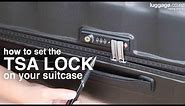 How to Set the TSA Lock Combination on a Suitcase | luggage.co.nz