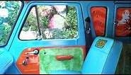 The MYSTERY MACHINE Scooby Doo Van Econoline LIMO Party Bus FUR/SHAG 26'' TV DVD