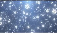Falling Snowflakes and White Snow Particles Winter Christmas Holiday 4K Motion Background for Edits