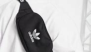 adidas Originals adicolor bum bag in black with branded strap | ASOS