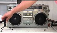 JVC RC-M70JW Boombox Unboxed & checked out